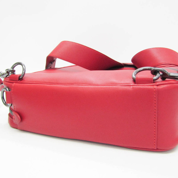 COACH Graham Convertible C6877 Men's Leather Backpack,Briefcase Red Color - Picture 6 of 10